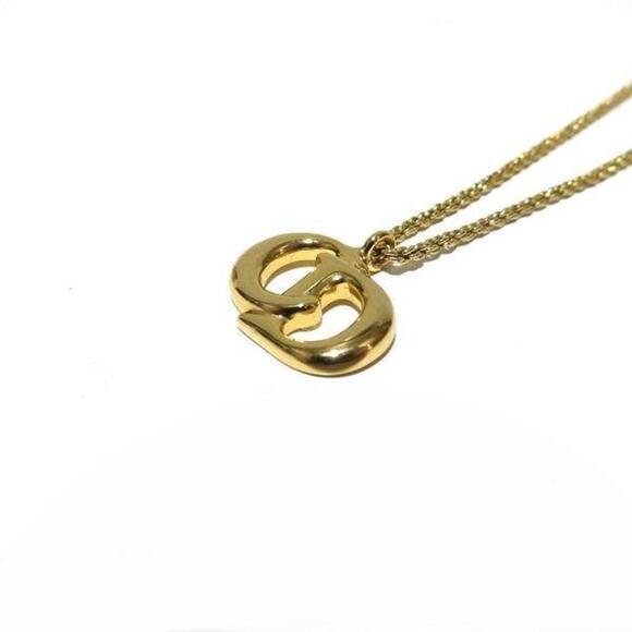 Dior CD Logo Necklace & Earrings Set Metal Necklace in Excellent condition - Picture 4 of 9